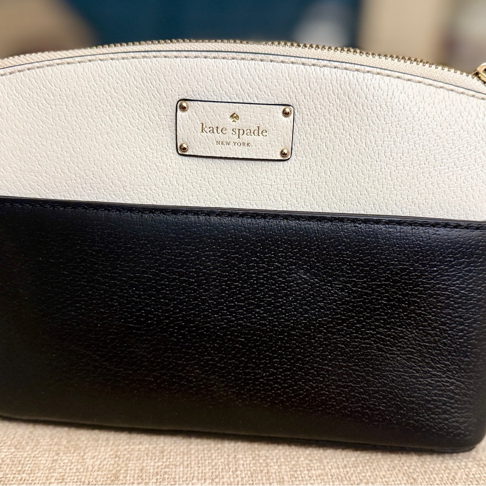Kate Spade Black and Ivory CrossbodyBag